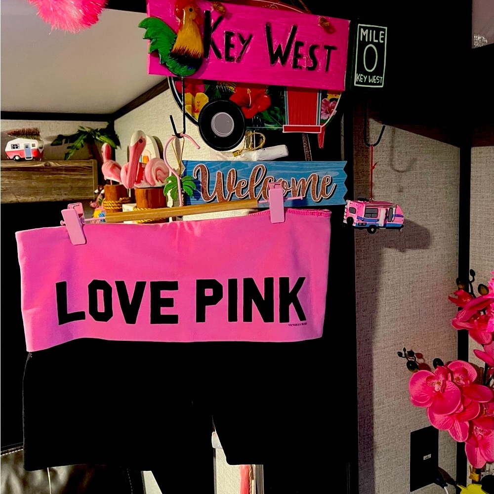 Pink VS Fold Over Short